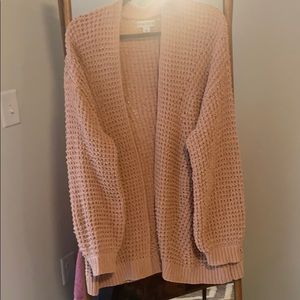 Soft pink cardigan